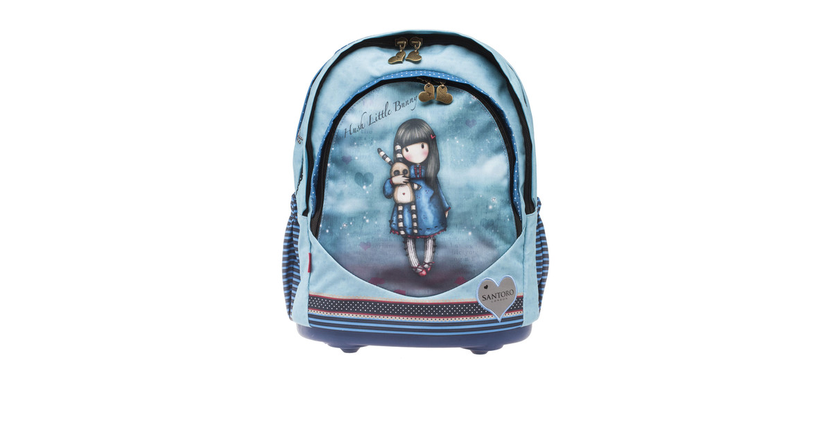 Santoro London Batoh školní 25l Gorjuss Hush Little Bunny