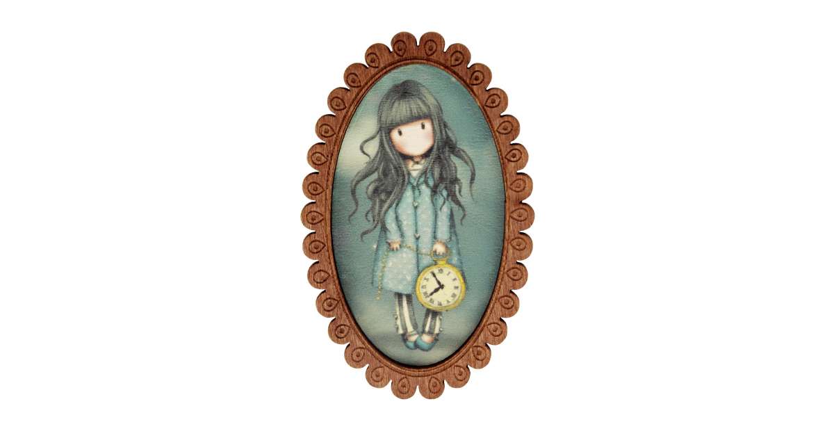 Santoro London Broszka Gorjuss White Rabbit PERIPETIE.cz