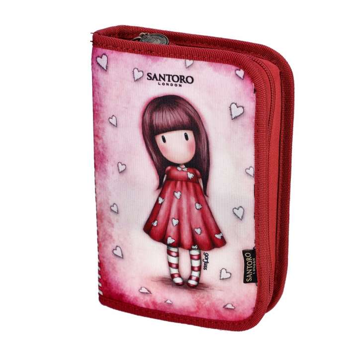 Santoro London Jednopatrový Penál Gorjuss Little Love PERIPETIE.cz